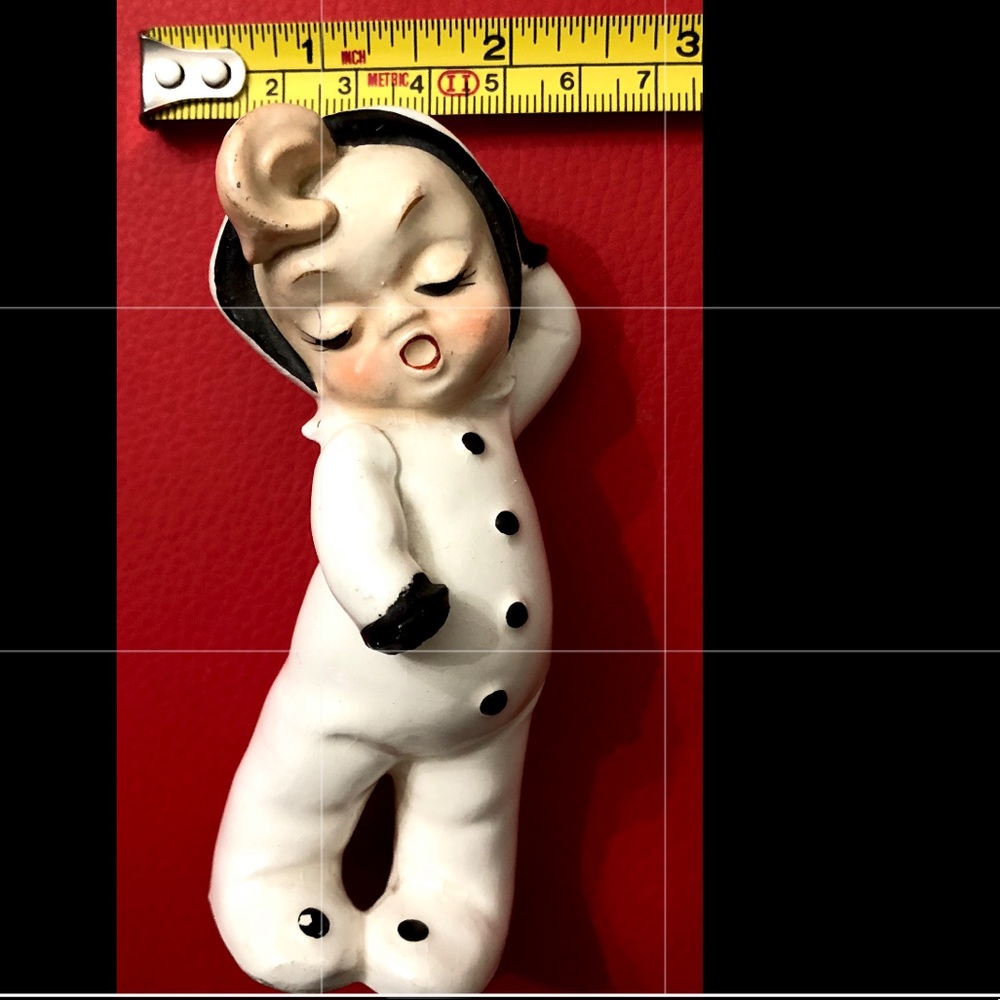 ⭐️💲SOLD💲⭐️ Vintage Kewpie Christmas caroler porcelain pinup figurine JAPAN 🤩♥️ - Picture 7 of 9